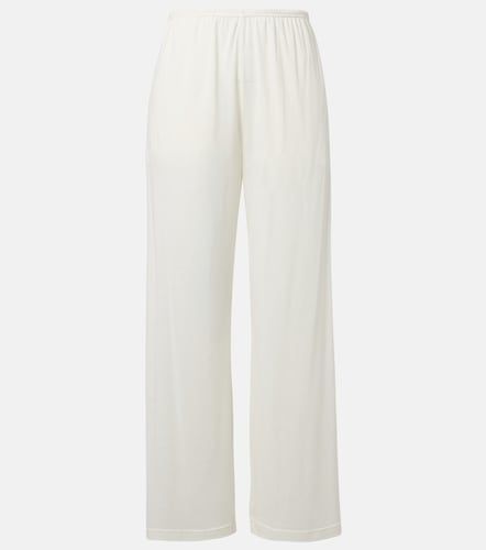 Pantalon ample en coton et soie - Toteme - Modalova