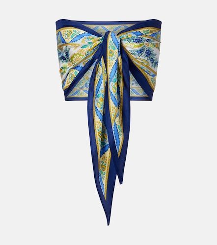 Etro Top bandeau imprimé en soie - Etro - Modalova
