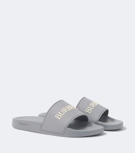 Burberry Mules à logo - Burberry - Modalova