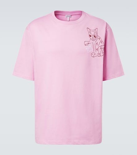 X Louis Wain – T-shirt brodé en coton - Loewe - Modalova