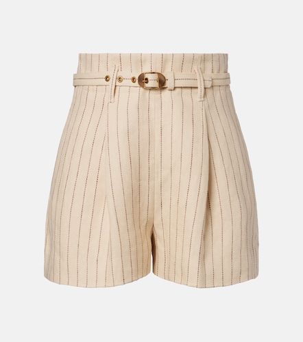 Zimmermann Short rayé en lin - Zimmermann - Modalova