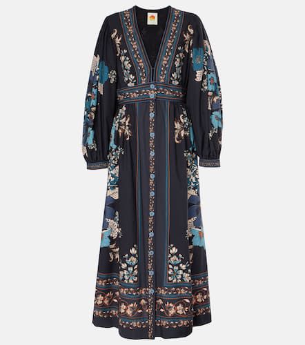 Robe midi Blossom Tapestry en coton - Farm Rio - Modalova