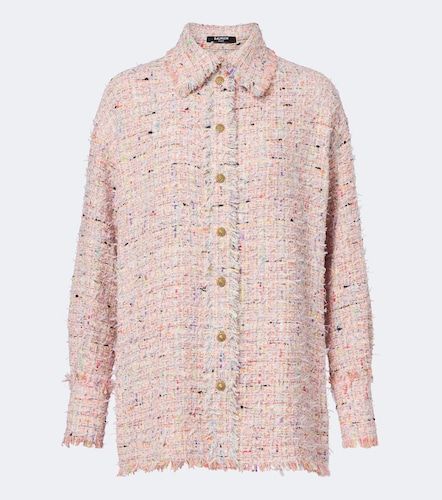 Balmain Surchemise en tweed - Balmain - Modalova