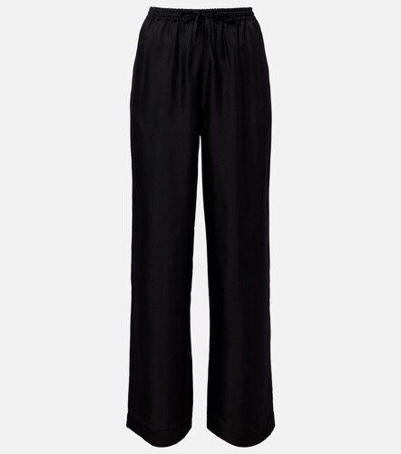 Pantalon ample Aurelia en soie - Asceno - Modalova