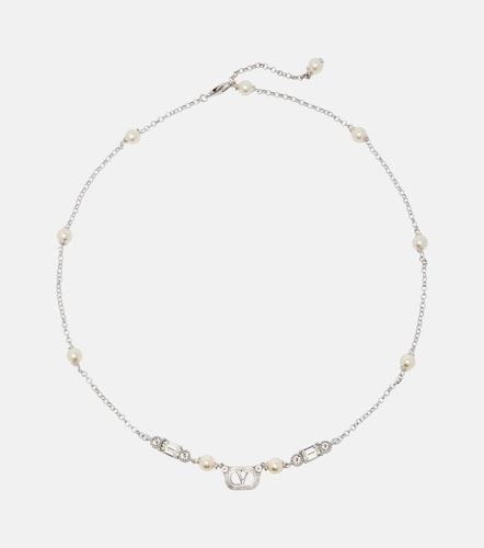 Collier Ovalette à ornements Swarovski® - Valentino - Modalova