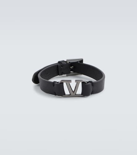 Bracelet VLogo Signature en cuir - Valentino Garavani - Modalova