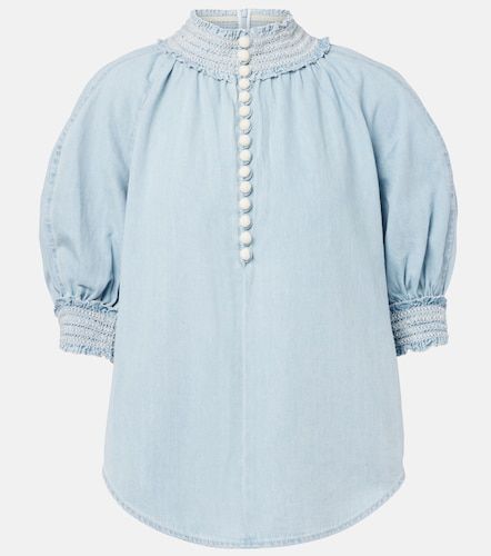 Zimmermann Blouse Ascension en jean - Zimmermann - Modalova