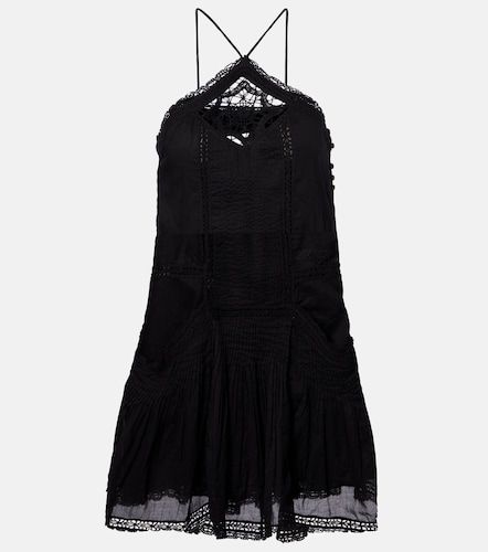 Robe Geraldin en coton et dentelle - Marant Etoile - Modalova