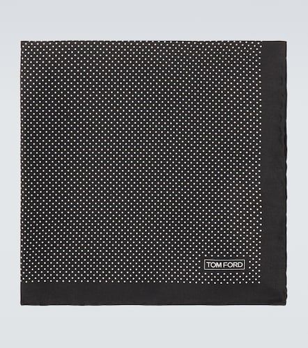 Carré de poche en soie à pois - Tom Ford - Modalova
