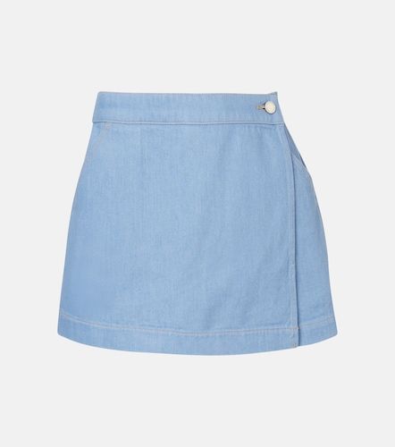 Jupe-short Phineas en denim - Veronica Beard - Modalova