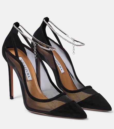 Escarpins Secret Affair 105 en résille - Aquazzura - Modalova