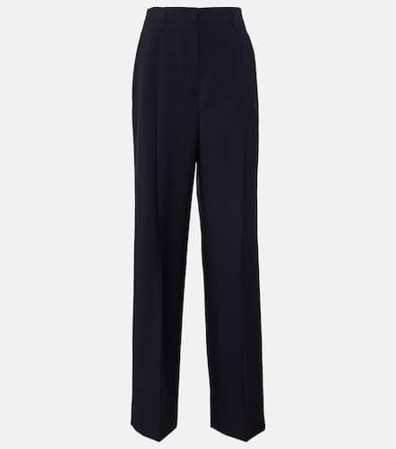 Pantalon ample en laine et mohair - Prada - Modalova