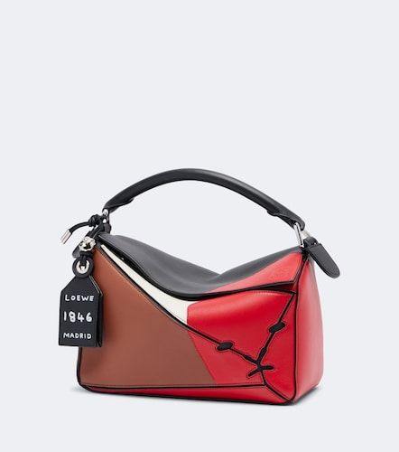 Sac Puzzle Small Lion Intarsia - Loewe - Modalova