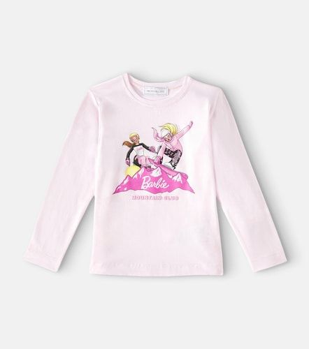 X Barbie® – T-shirt imprimé en coton mélangé - Monnalisa - Modalova