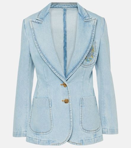 Etro Blazer en denim à broderies - Etro - Modalova