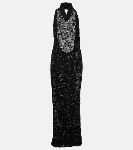 Robe longue en coton - Alexandre Vauthier - Modalova