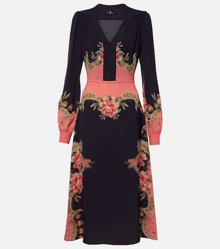 Etro Robe midi à imprimé floral - Etro - Modalova