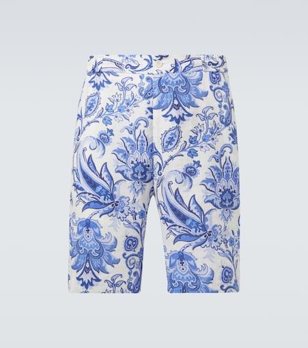 Etro Bermuda imprimé en lin - Etro - Modalova
