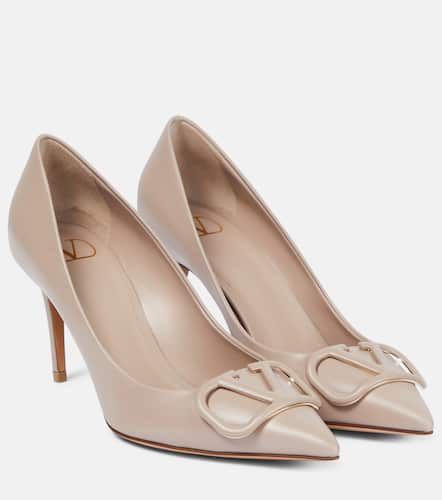 Escarpins VLogo 80 en cuir - Valentino Garavani - Modalova