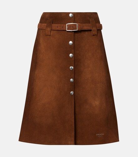Prada Jupe en daim - Prada - Modalova