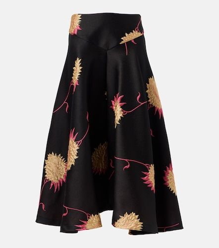 Jupe midi Milano en satin - La DoubleJ - Modalova