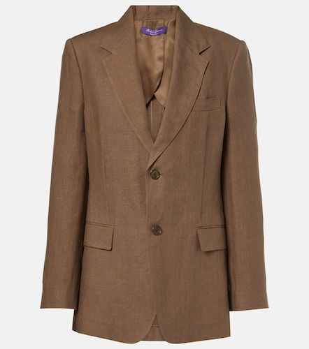 Blazer Marcy en lin - Ralph Lauren Collection - Modalova