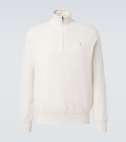 Pull en coton à col zippé - Polo Ralph Lauren - Modalova