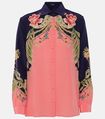 Etro Chemise en soie à imprimé - Etro - Modalova