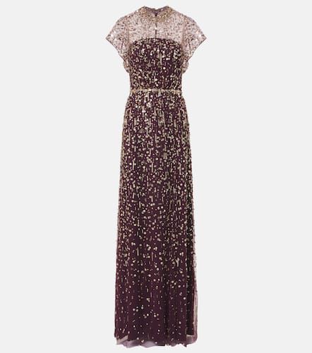 Robe longue à sequins - Jenny Packham - Modalova