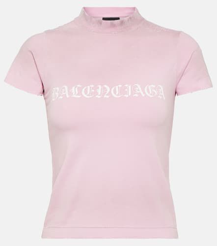 T-shirt raccourci en coton - Balenciaga - Modalova