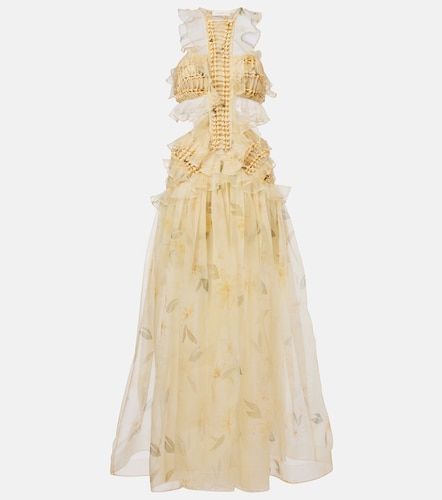 Robe longue Balance en soie - Zimmermann - Modalova