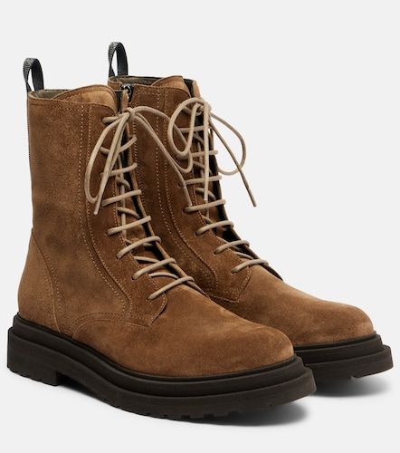Brunello Cucinelli Bottines en daim - Brunello Cucinelli - Modalova