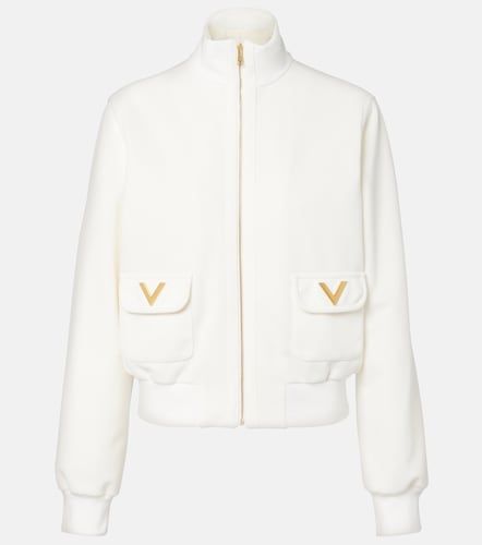 Sweat-shirt zippé à logo - Valentino - Modalova