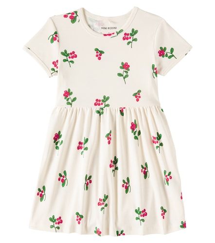 Robe Lingonberries imprimée en coton - Mini Rodini - Modalova