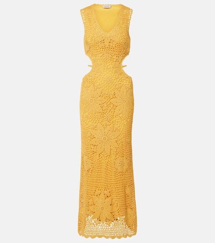 Robe longue Lyla en crochet de coton à fleurs - Simkhai - Modalova
