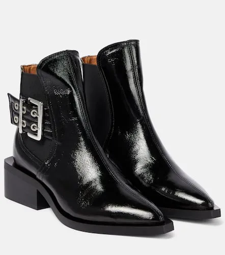 Bottines Chelsea en cuir synthétique - Ganni - Modalova