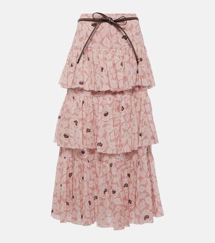 Jupe midi Ottie à imprimé floral - Zimmermann - Modalova