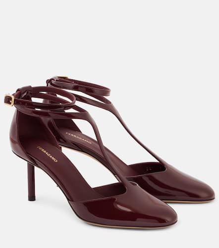 Escarpins Lysandra 70 en cuir verni - Ferragamo - Modalova