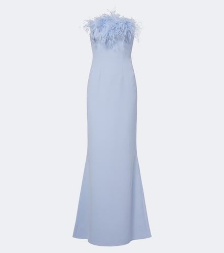 Robe bustier Soshin à plumes - Safiyaa - Modalova