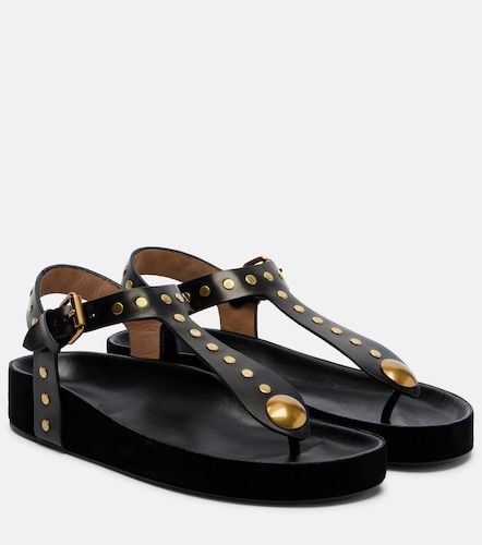 Sandales Enore en cuir à clous - Isabel Marant - Modalova