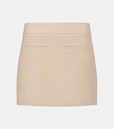 Jupe-short Alvara en lin mélangé - Veronica Beard - Modalova