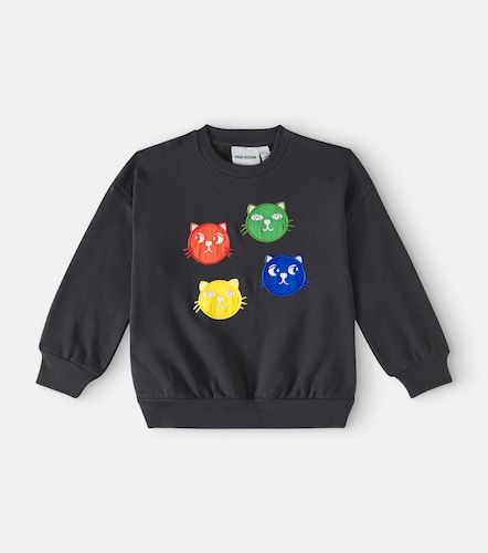 Sweat-shirt Cool Cats brodé en coton - Mini Rodini - Modalova
