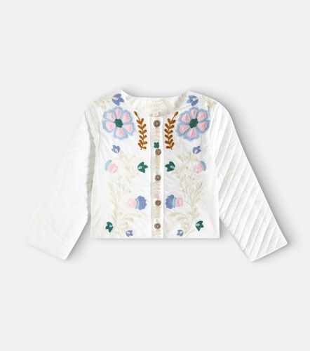 Veste Orisha brodée en coton à fleurs - Louise Misha - Modalova