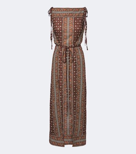 Dôen Robe midi Amarante en coton à imprimé - Doen - Modalova