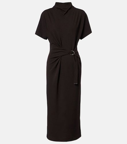 Robe midi en coton mélangé - Brunello Cucinelli - Modalova