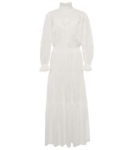 Robe longue Grace en coton et soie - Isabel Marant - Modalova