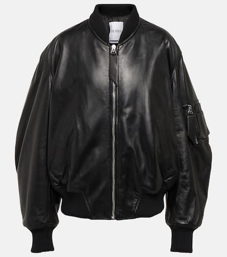 Veste bomber Anja en cuir - The Attico - Modalova