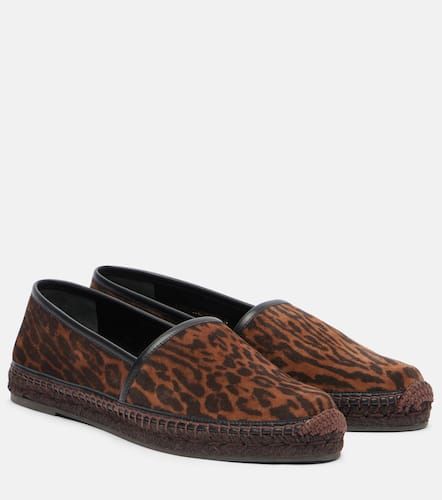 Espadrilles en daim  motif lopard - Tom Ford - Modalova
