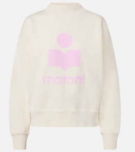 Sweat-shirt en molleton de coton mélangé à logo - Marant Etoile - Modalova