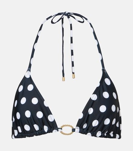 Haut de bikini triangle Alex à pois - Alexandra Miro - Modalova